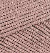 Lion Brand 24/7 Cotton 122 Taupe. Mercerized Cotton